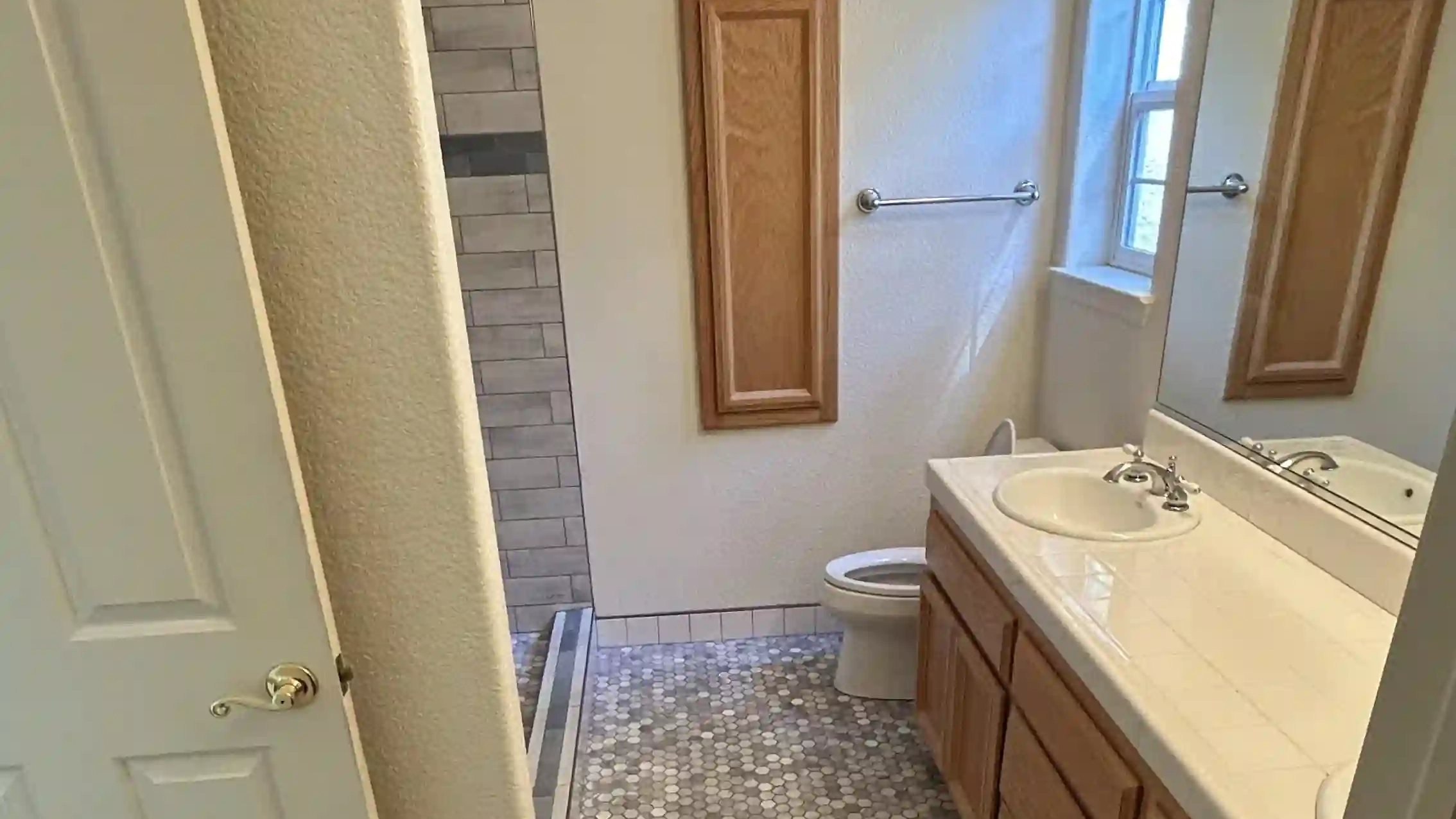 Complete bathroom remodel.