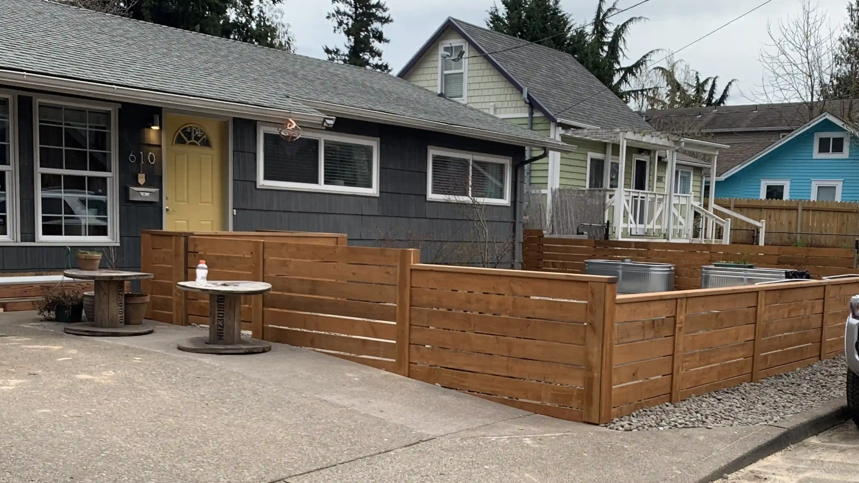 Fence replacement.