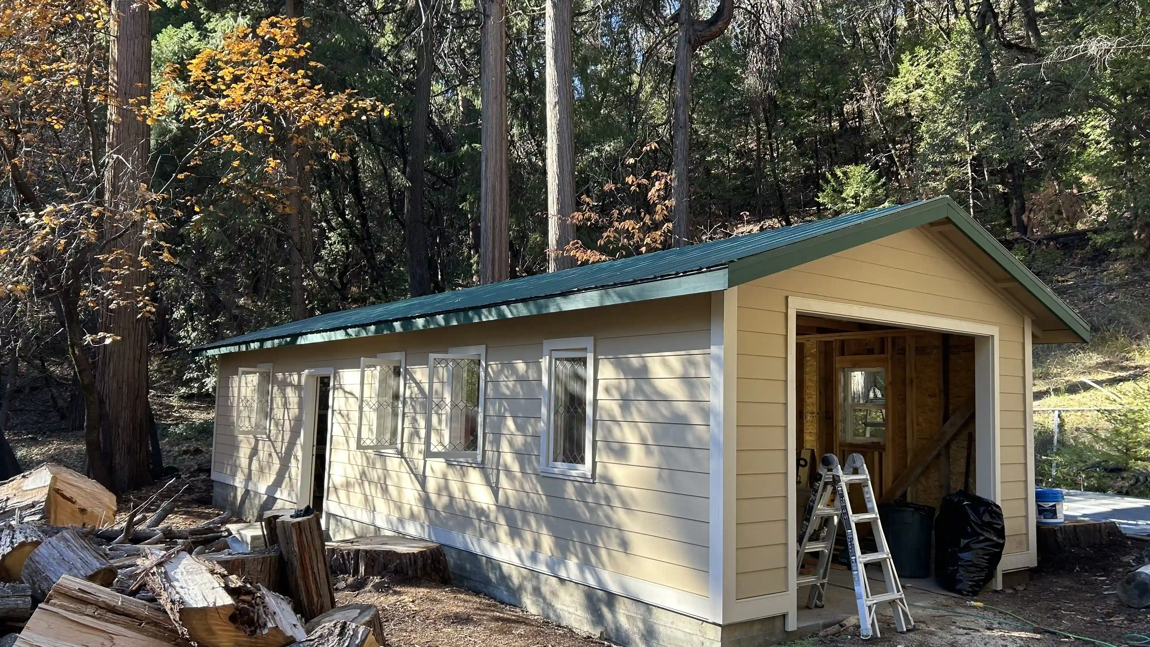 Completed Shop Construction
